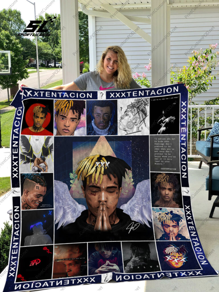 Xxxtentacion 01 Blanket Quilt Tl Mintdinosaur 